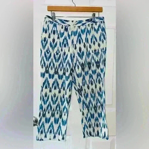 Hei Hei ANTHROPOLGIE Frayed Drawstring Pants Crop pant, Medium - Picture 1 of 4